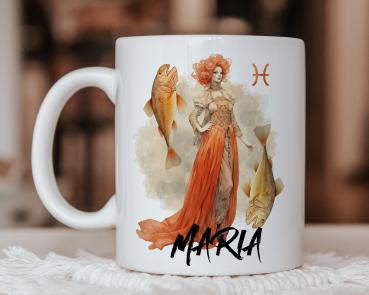 Coffe mug zodiac sign Pisces